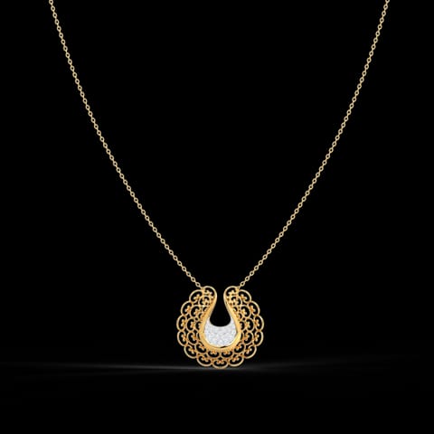 Jeana Ornate Diamond Necklace