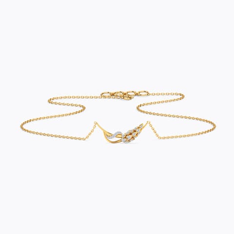 Swaying Diamond Necklace