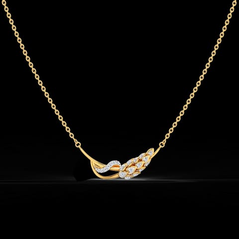Swaying Diamond Necklace