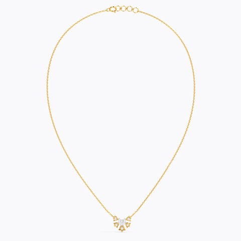 Azrena Tulip Diamond Necklace