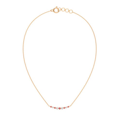 Bella Trendy Gemstone Necklace