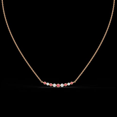 Bella Trendy Gemstone Necklace