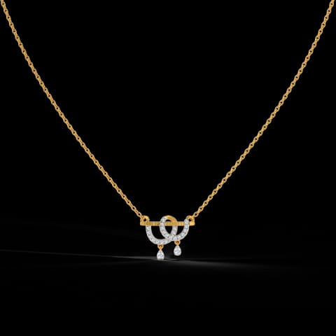 Kimora Intertwined Diamond Necklace