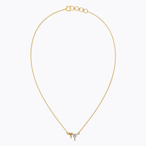 Aubriella Hearts Diamond Necklace