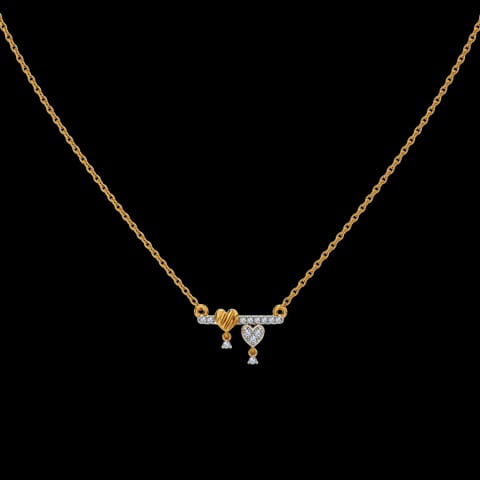 Aubriella Hearts Diamond Necklace