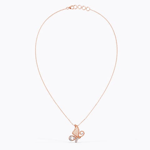 Panirah Butterfly Diamond Necklace
