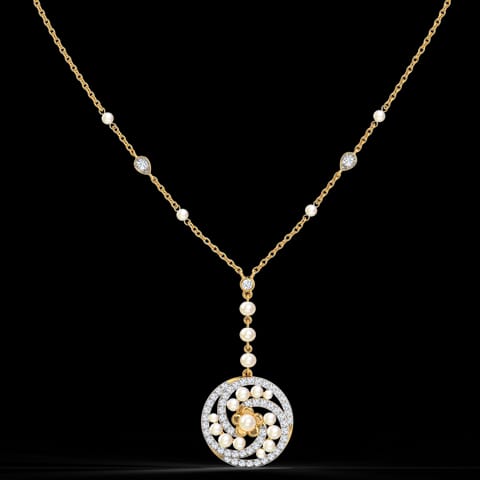 Madhuparna Diamond Necklace