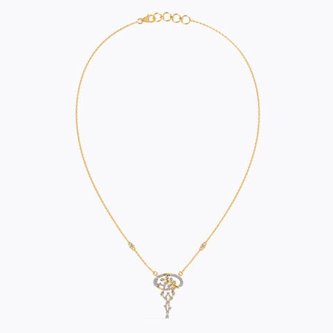 Floral Jali Diamond Necklace Floral Jali Diamond Necklace