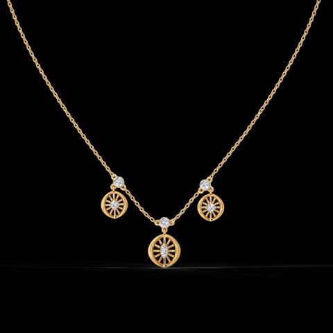 Folina Station Diamond Necklace Folina Station Diamond Necklace