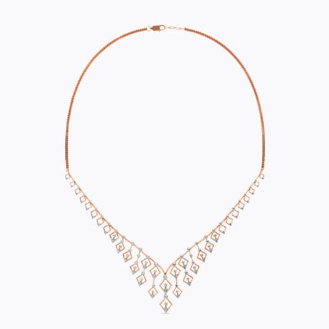 Dazzling Droplets Diamond Necklace