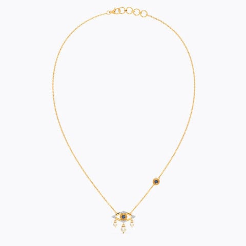 Desire Evil Eye Pearl Necklace