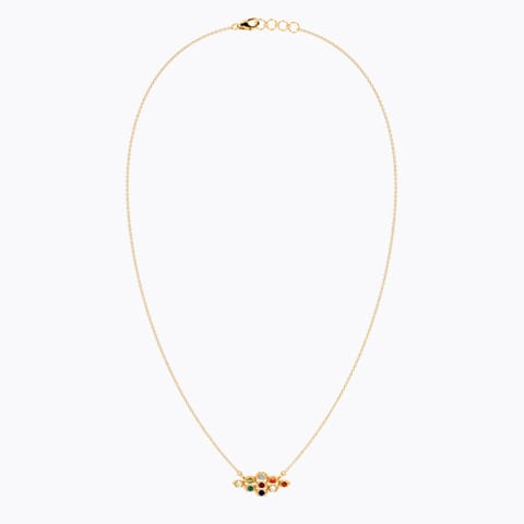 Prism Peak Navratna Necklace