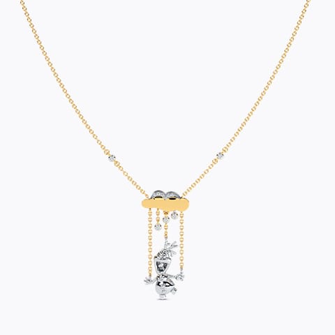 Frozen Diamond Rain Necklace