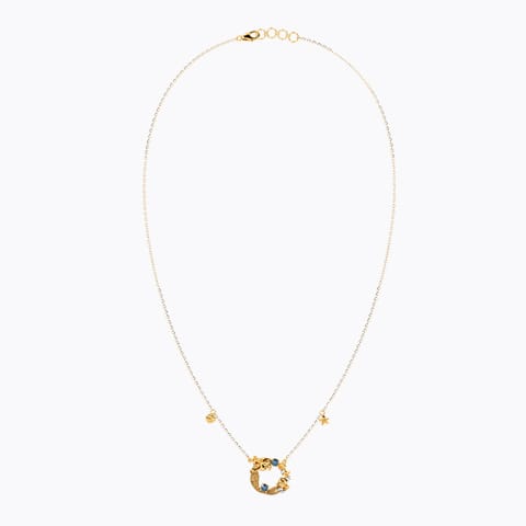 Little Memaid Diamond with Colourtsone Fish Necklace Little Memaid Diamond with Colourtsone Fish Necklace