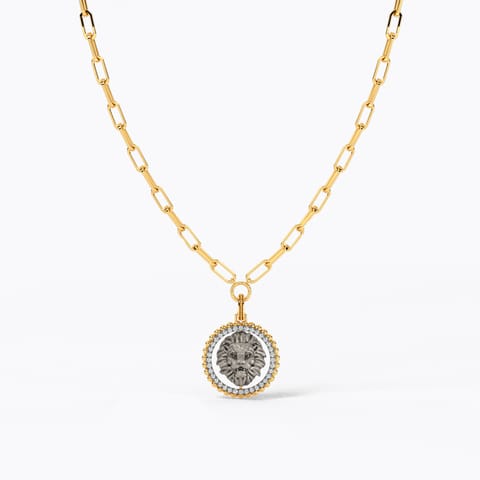 Diamond Necklaces 14 Karat Yellow Gold Savanna Spark Diamond Necklace