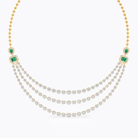 Adrika Multi Layered Gemstone Necklace Adrika Multi Layered Gemstone Necklace
