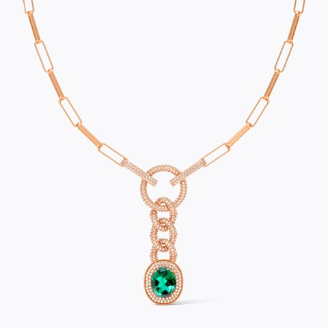 Celestial Loops Gemstone Necklace Celestial Loops Gemstone Necklace