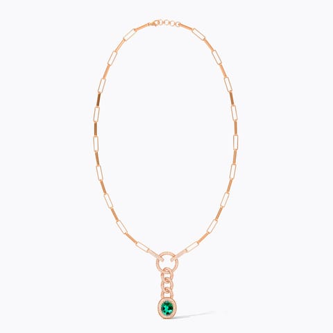 Celestial Loops Gemstone Necklace Celestial Loops Gemstone Necklace