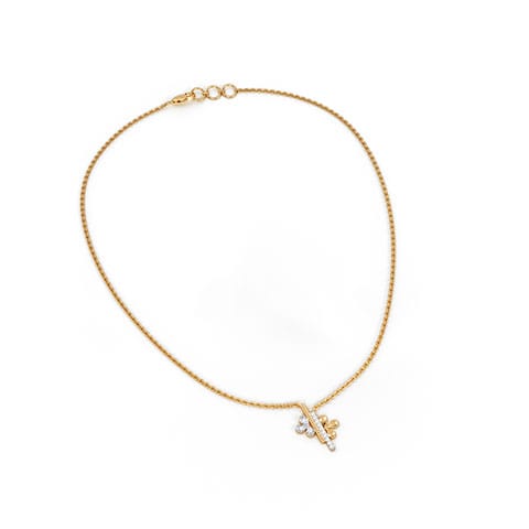 Filp Mesh Diamond Necklace Filp Mesh Diamond Necklace