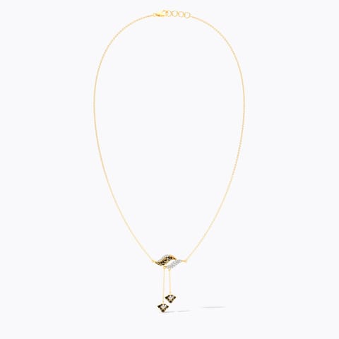 Golden Dusk Diamond Lariat Necklace Golden Dusk Diamond Lariat Necklace