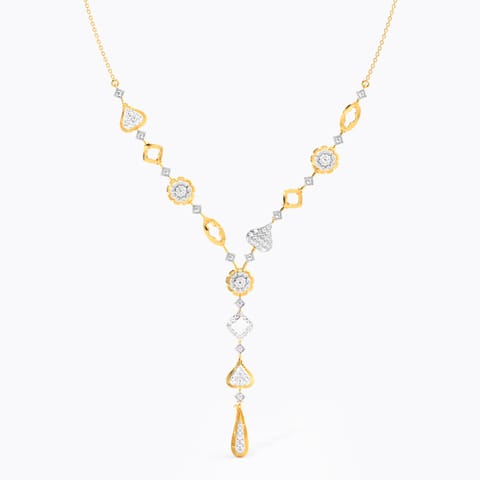 Florosia Diamond Lariat Necklace