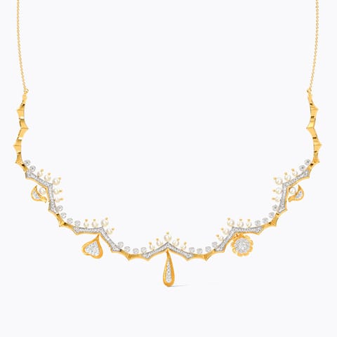 Paisley Zest Gemstone Necklace