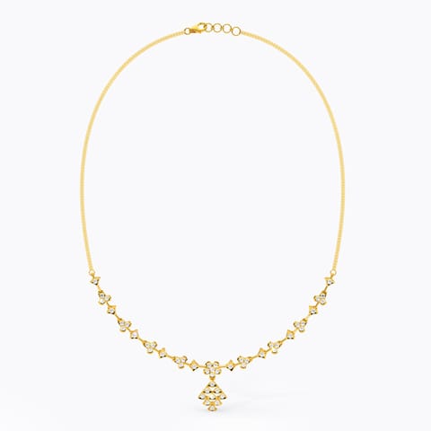 Malar 22k Gold and Diamond Necklace Malar 22k Gold and Diamond Necklace
