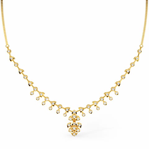 Sikku 22k Gold and Diamond Necklace