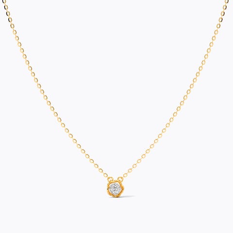 Rosette Diamond Necklace