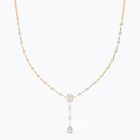 Scintillating Diamond Lariat Necklace Scintillating Diamond Lariat Necklace