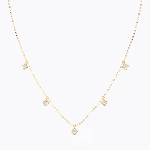 Dangling Shamrock Diamond Necklace Dangling Shamrock Diamond Necklace