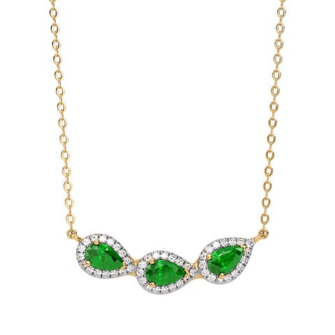 Trio of Garden Dreams Gemstone Necklace Trio of Garden Dreams Gemstone Necklace