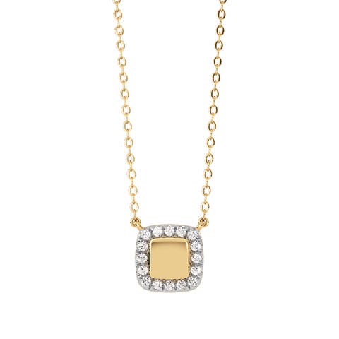 Dignified Pave Diamond Necklace Dignified Pave Diamond Necklace