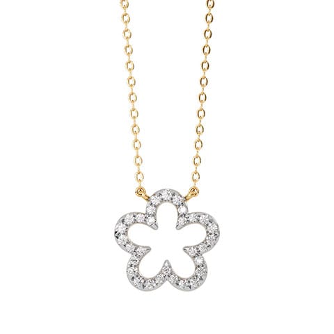 Four-Leaf Bloom Diamond Necklace Four-Leaf Bloom Diamond Necklace