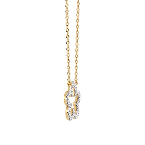 Four-Leaf Bloom Diamond Necklace Four-Leaf Bloom Diamond Necklace