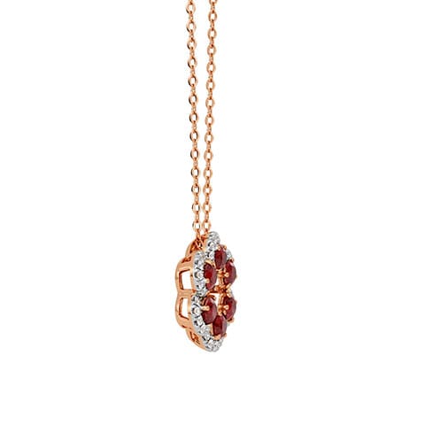 Berry Blossom Gemstone Necklace