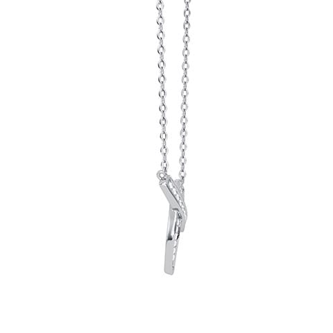Intertwined Vines Sparkle Diamond Necklace Intertwined Vines Sparkle Diamond Necklace