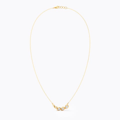 Geometric Pear Diamond Necklace Geometric Pear Diamond Necklace