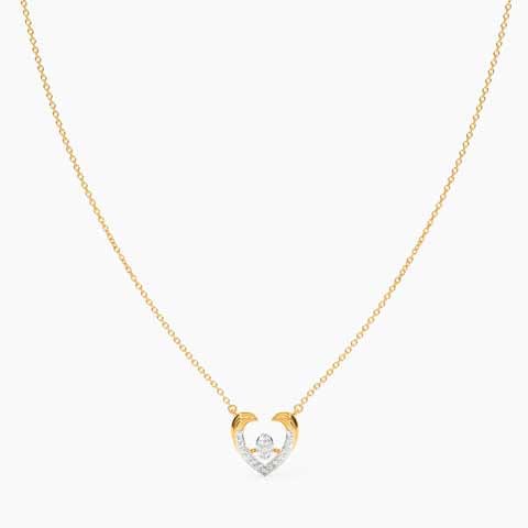 Open Heart Diamond Necklace Open Heart Diamond Necklace