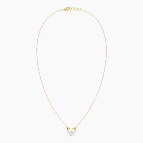 Open Heart Diamond Necklace Open Heart Diamond Necklace
