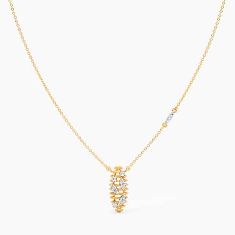 Chiton Shell Diamond Necklace Chiton Shell Diamond Necklace
