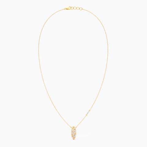 Chiton Shell Diamond Necklace Chiton Shell Diamond Necklace