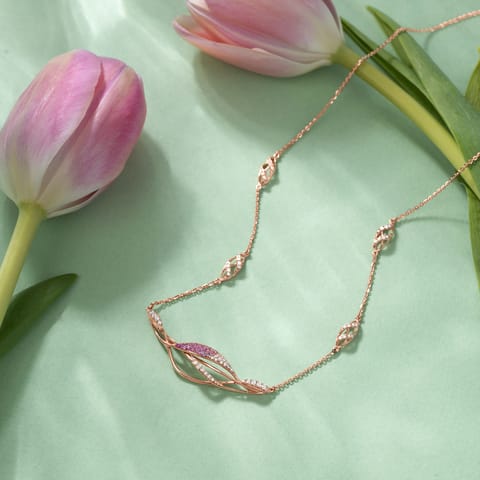 Royal Blush Gemstone Necklace
