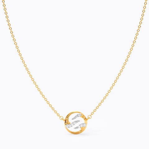 Waves Diamond Necklace