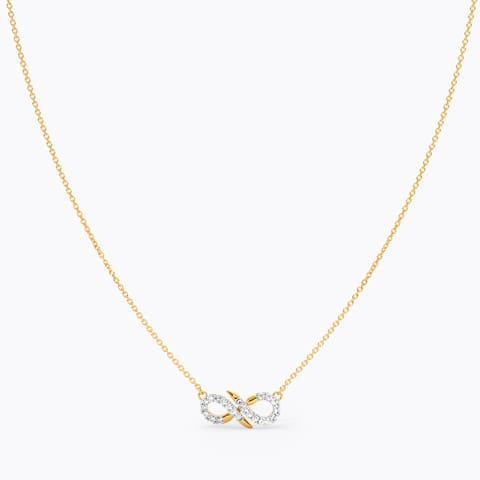 Infinity Twist Diamond Necklace Infinity Twist Diamond Necklace