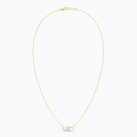 Infinity Twist Diamond Necklace Infinity Twist Diamond Necklace