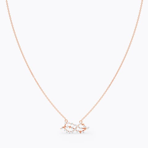 Infinite Knot Diamond Necklace Infinite Knot Diamond Necklace
