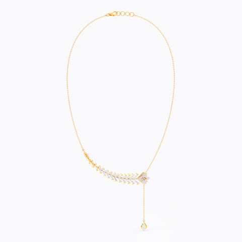 Sparkling Quill Diamond Necklace Sparkling Quill Diamond Necklace