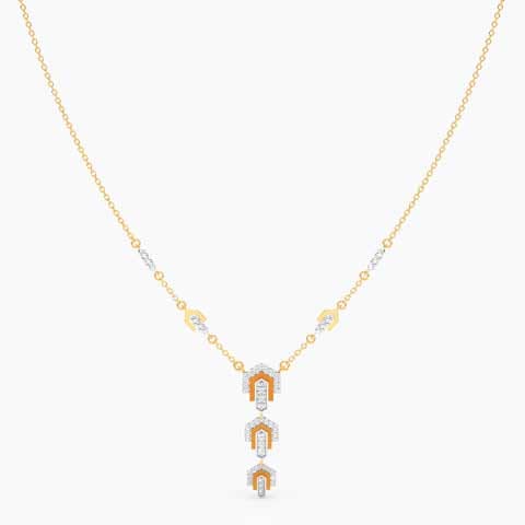 Sequin Shine Diamond Necklace Sequin Shine Diamond Necklace