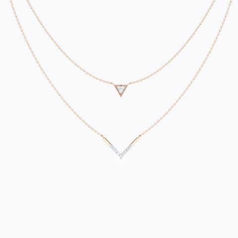 Victory Multi Layer Diamond Necklace Victory Multi Layer Diamond Necklace